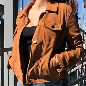 Suede Camel Jacket